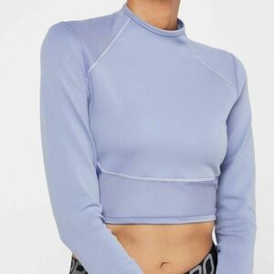 NWT Nike Women’s purple Training City Long Sleeve crop top. XL